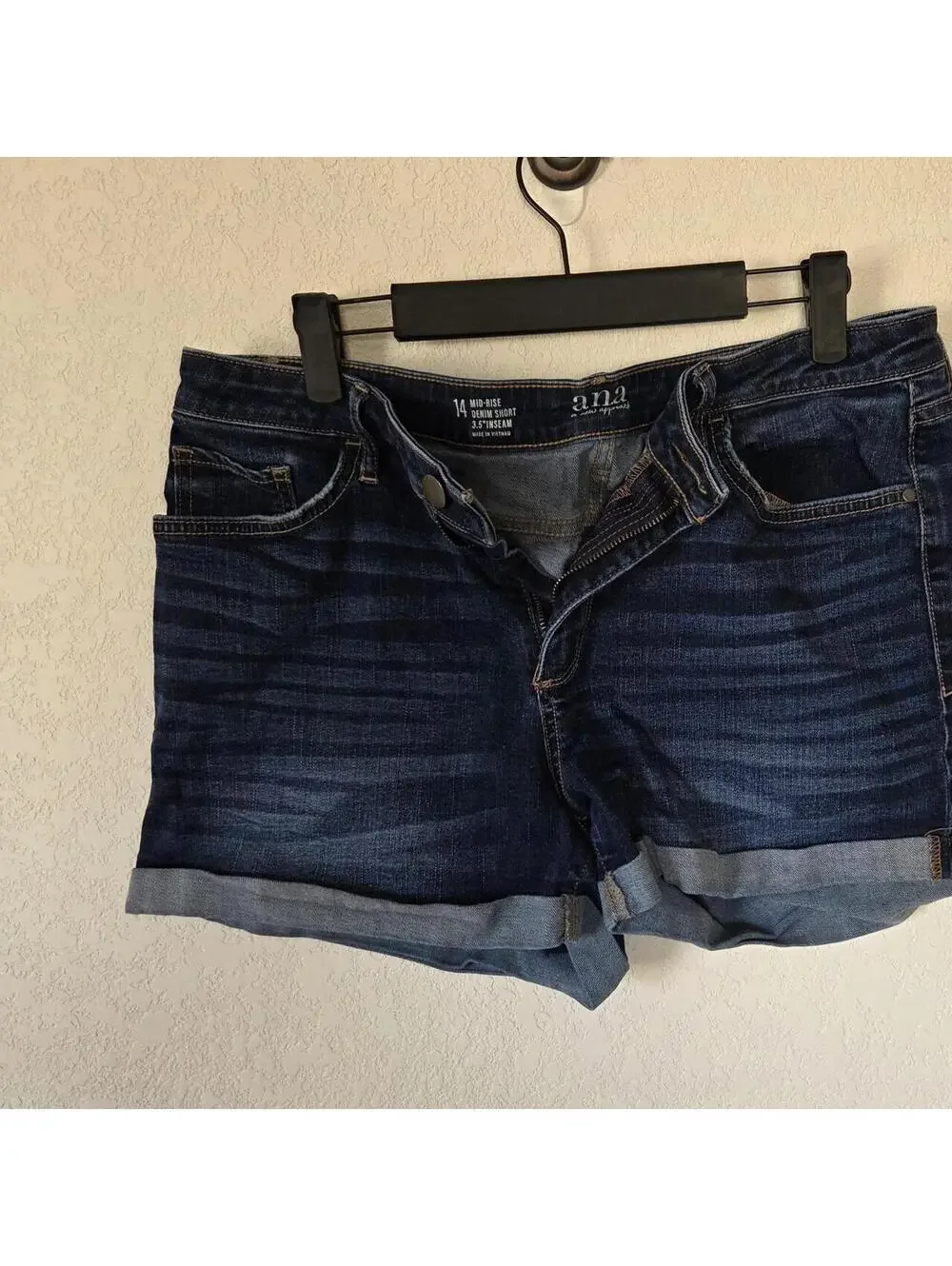 Women's Blue and Navy Shorts